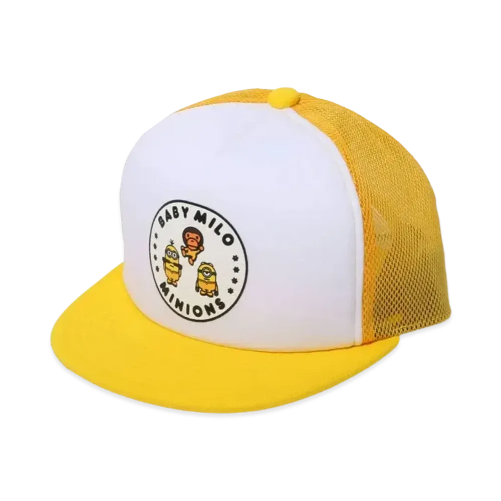 A BATHING APE MINIONS MESH CAP "Yellow"