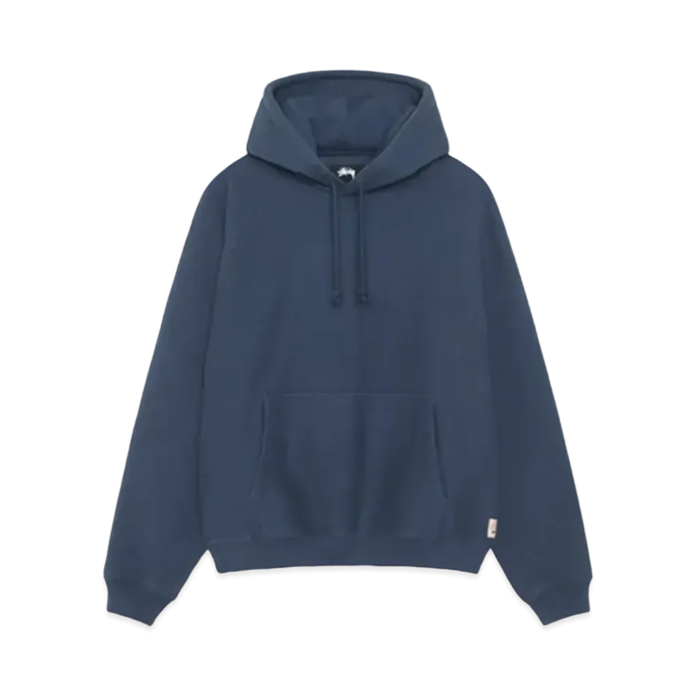 Stussy Fleece Raglan Hood "Navy"