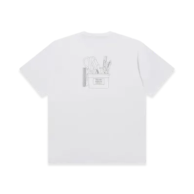 Mercedes Anchor inc. Stationery Pocket Tee "White"