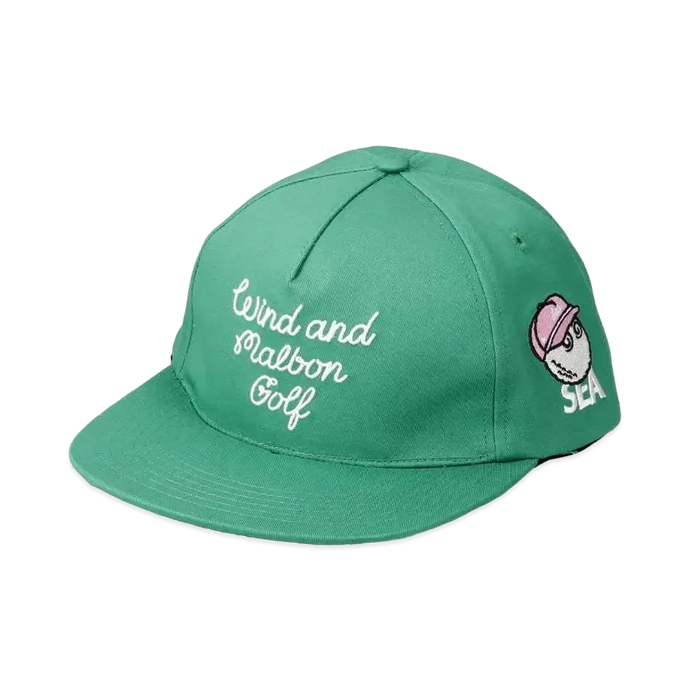 ウィンダンシー マルボン X WDS スナップ バック キャップ "グリーン"