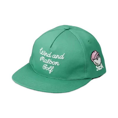 WIND AND SEA MALBON X WDS SNAP BACK CAP "Green"