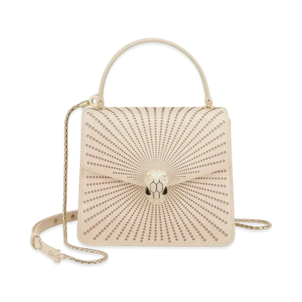 BVLGARI Serpenti Forever Top Handle "Ivory Opal"