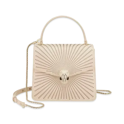 BVLGARI Serpenti Forever Top Handle "Ivory Opal"