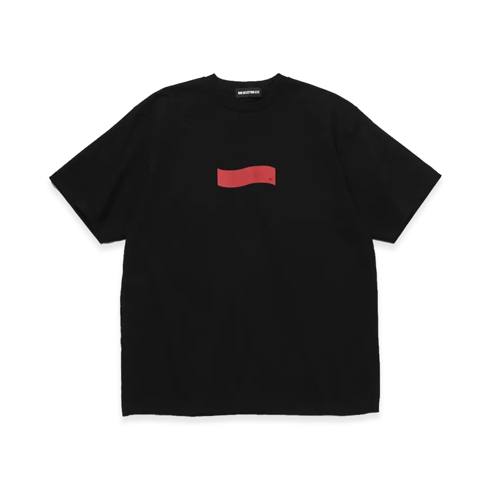 GOD SELECTION XXX x FRAGMENT 13th Anniversary Box Tee GX-S26-13FST-03 "Black/Red"