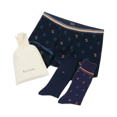 Paul Smith Underwear/Socks Gift Set "Navy"