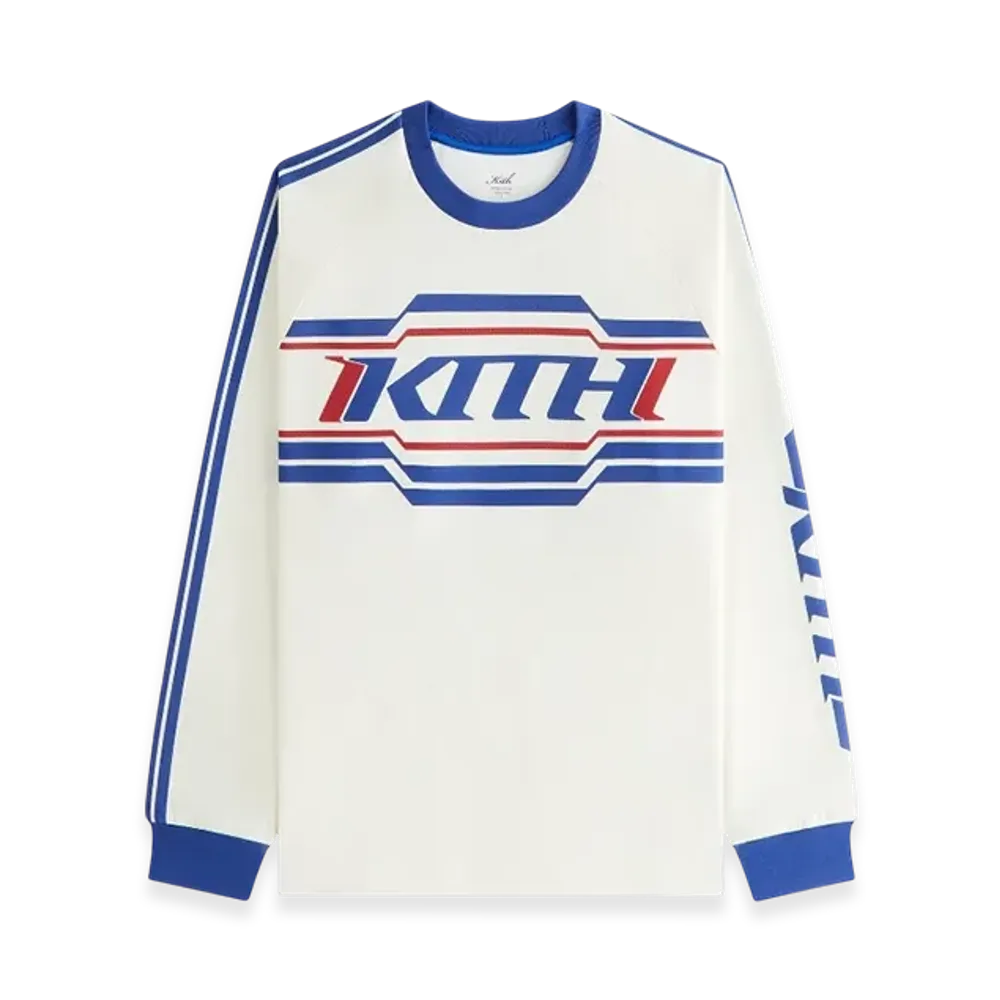 Kith Women's Ridley Retro Moto Tech Long Sleeve "Sandrift"