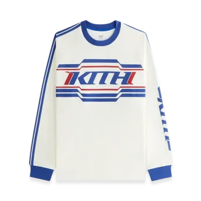 Kith Women's Ridley Retro Moto Tech Long Sleeve "Sandrift"