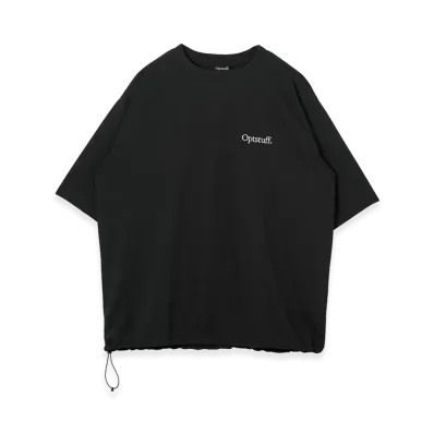 Optstuff Drawstring Tech T-Shirt "Black"