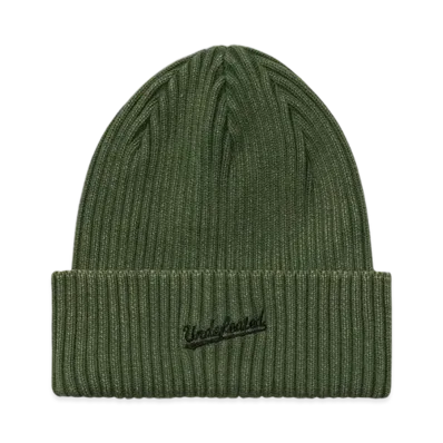 UNDEFEATED Cuffed Rib Beanie "Green"