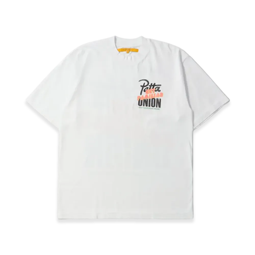 UNION x Patta x Kids of Immigrants x Awake NY Get Familiar Tee "White"