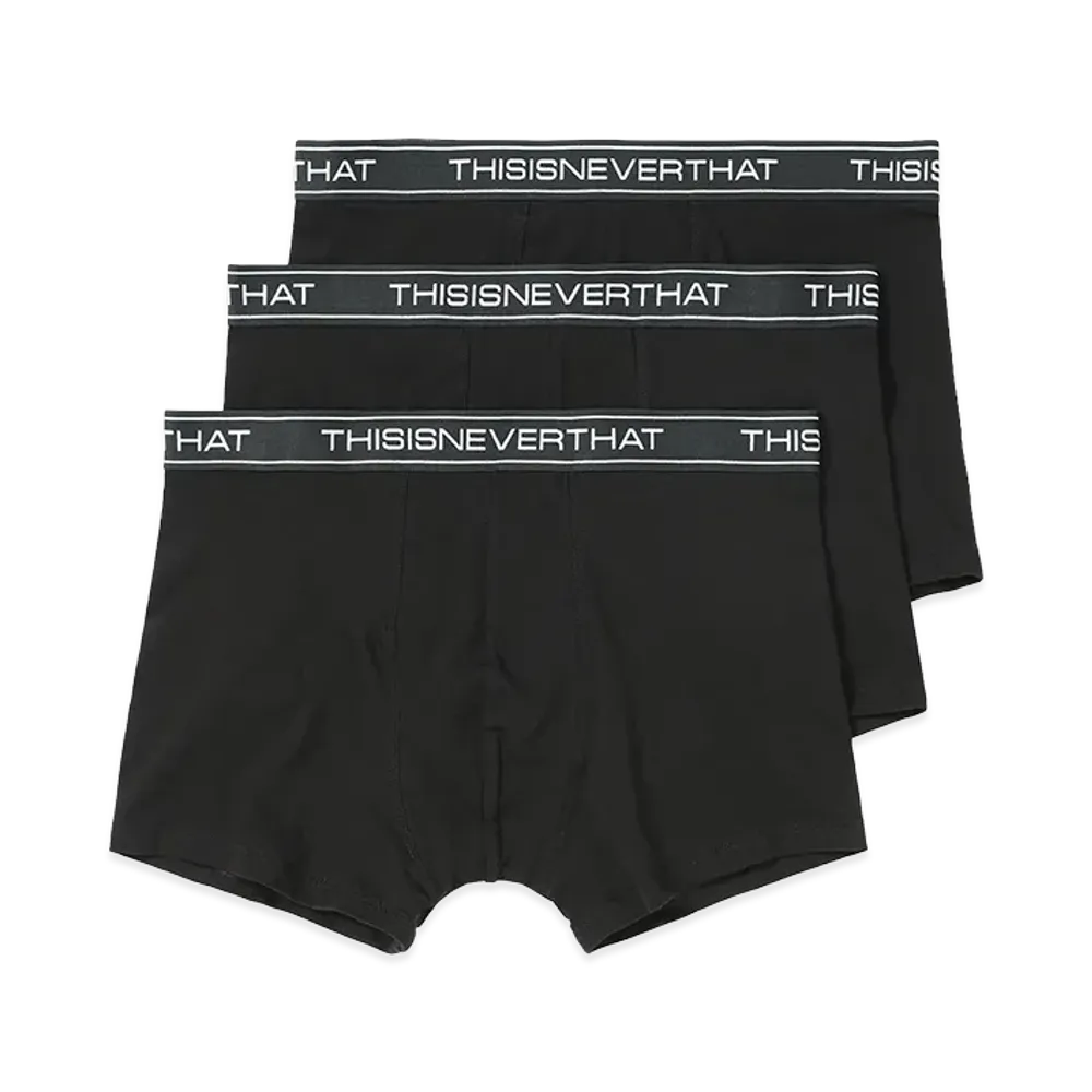 thisisneverthat Cotton Briefs 3Pack "Black"