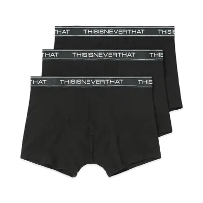 thisisneverthat Cotton Briefs 3Pack "Black"