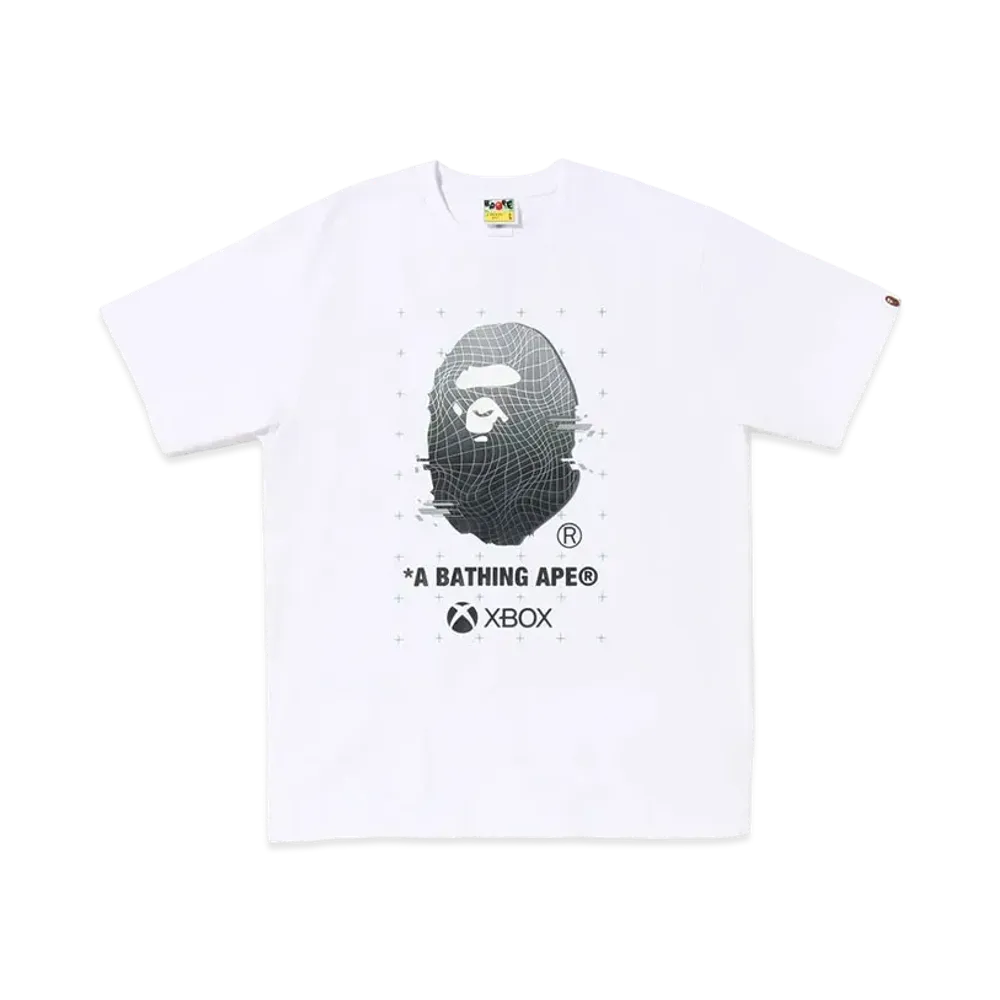 A BATHING APE x XBOX Ape Head Tee #2 "White"
