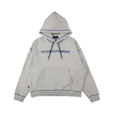WIND AND SEA Stitch Logo Hoodie "Gray"