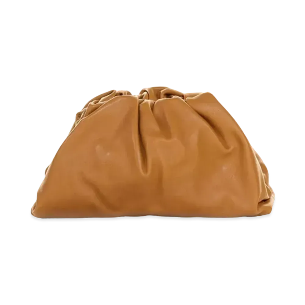 Bottega Veneta Teen Clutch Bag Leather "Caramel"