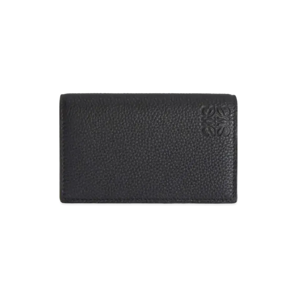 LOEWE Business Cardholder In Soft Grained Calfskin "Black"