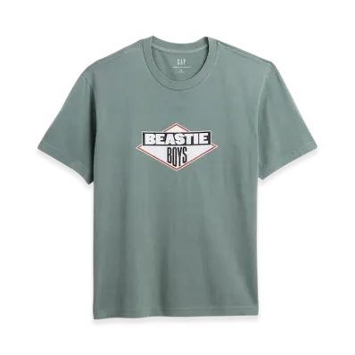 GAP Beastie Boys Relaxed Graphic T-Shirt "Ro Reru Ris Green"