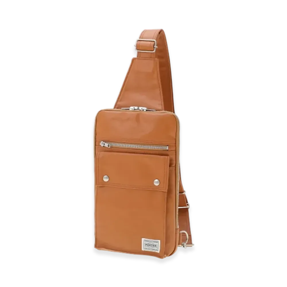 PORTER Freestyle Sling Shoulder Bag "Camel"