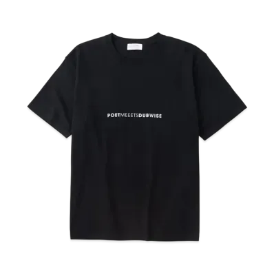 POET MEETS DUBWISE PMD Logo Row T-Shirt "Black"