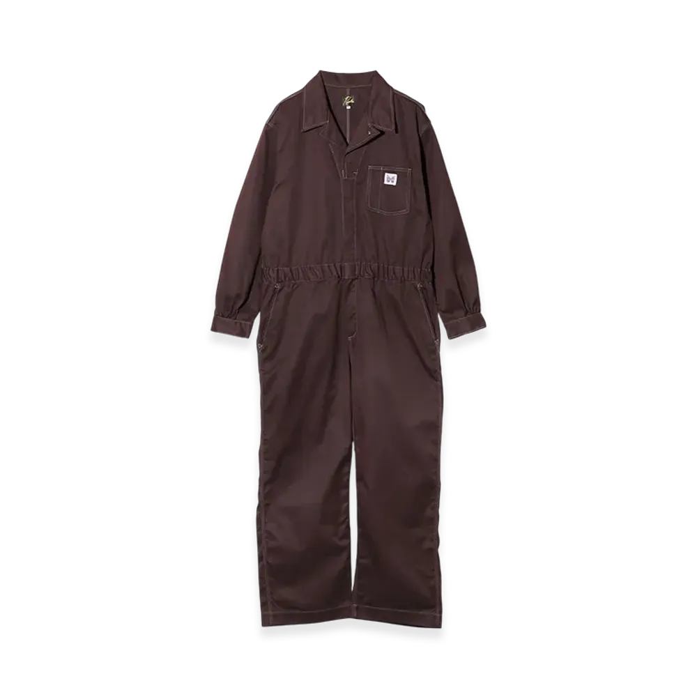 NEEDLES Coverall PE/C Twill "Burgundy"