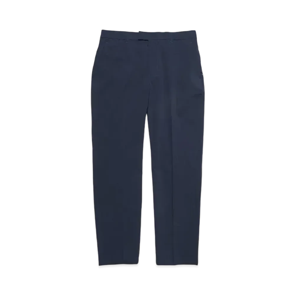 SOPHNET. 2Way Stretch Shirring Slim Fit Slacks "Navy"