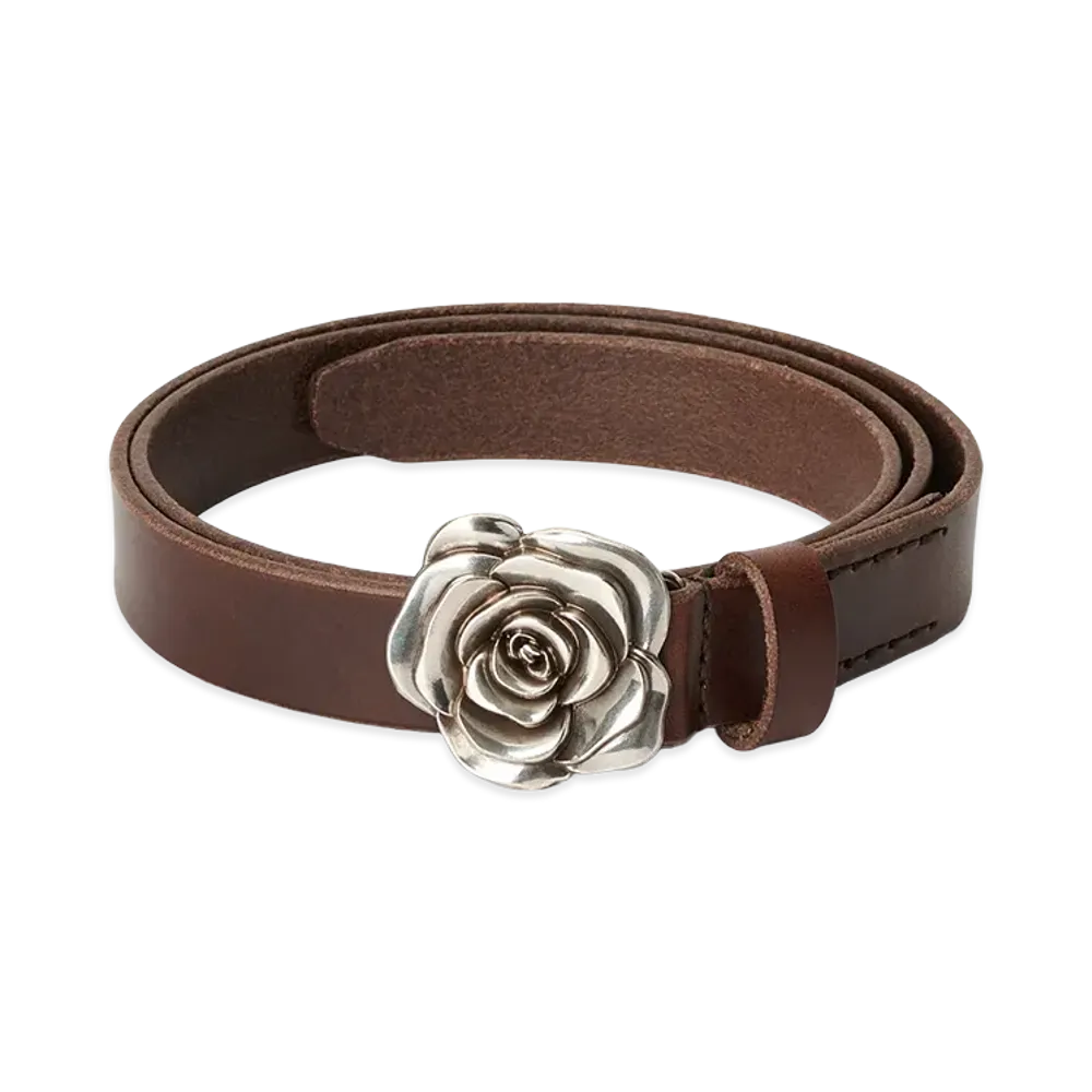OUR LEGACY Women's Rose Belt "Ebenholz Matte Bullhide"