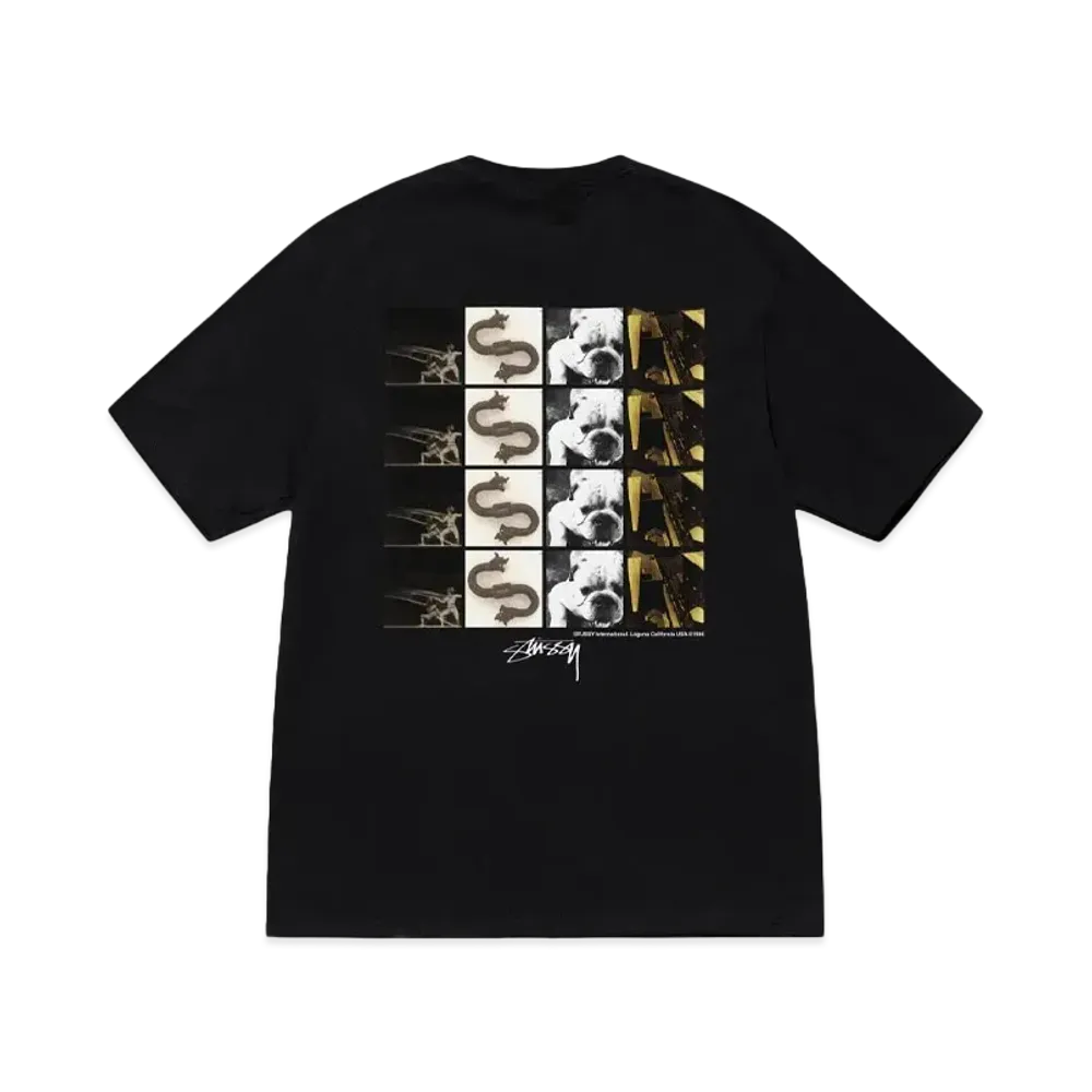 Stussy Grid Tee "Black"