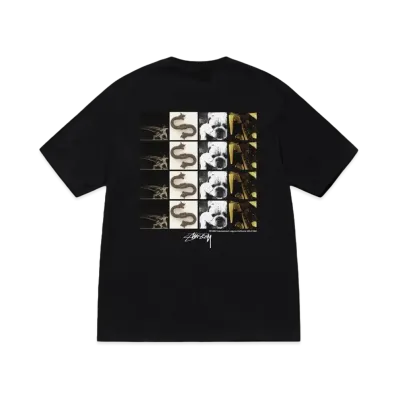 Stussy Grid Tee "Black"