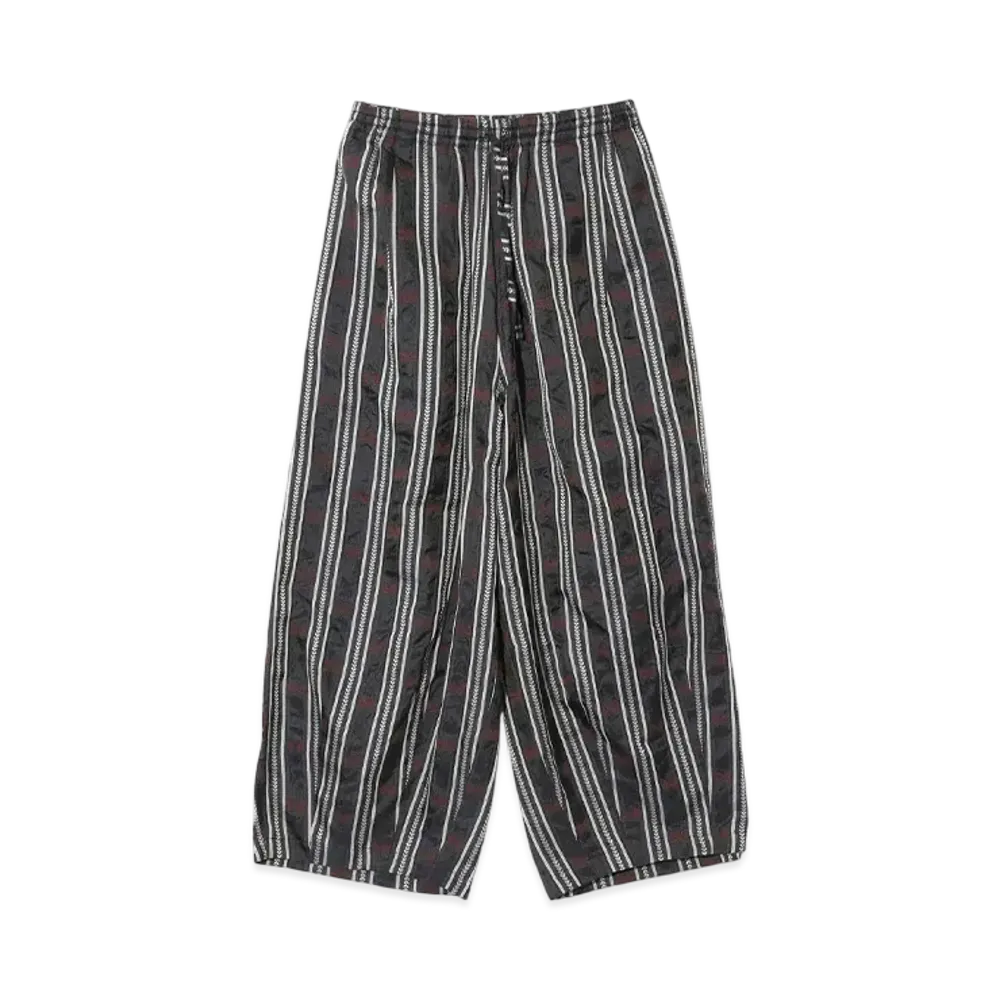 NEEDLES H.D. Pant - Papillon Stripe Jacquard. "Black"