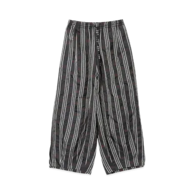 NEEDLES H.D. Pant - Papillon Stripe Jacquard. "Black"