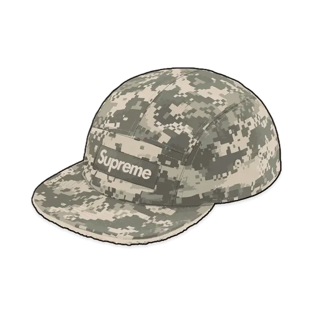 Supreme Polartec Shearling Reversible Camp Cap "Digi Camo"