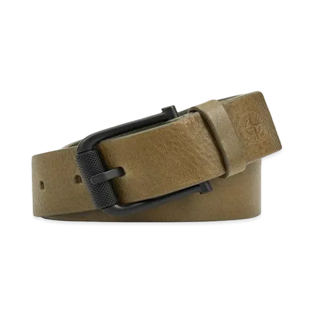 Stone Island 94772 TUMBLED LEATHER "Sage Green"