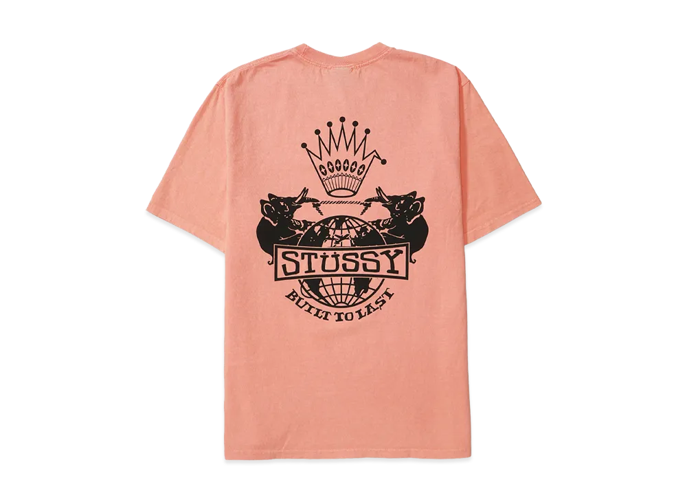 Stussy Built To Last Tee Pigment Dyed "Sherbert"