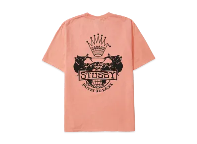 Stussy Built To Last Tee Pigment Dyed "Sherbert"