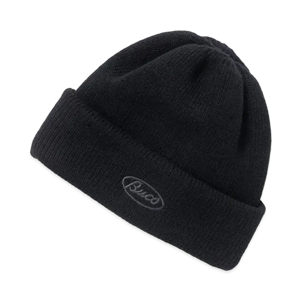THE REAL McCOY'S Buco Heavy Knit Cap "Black"