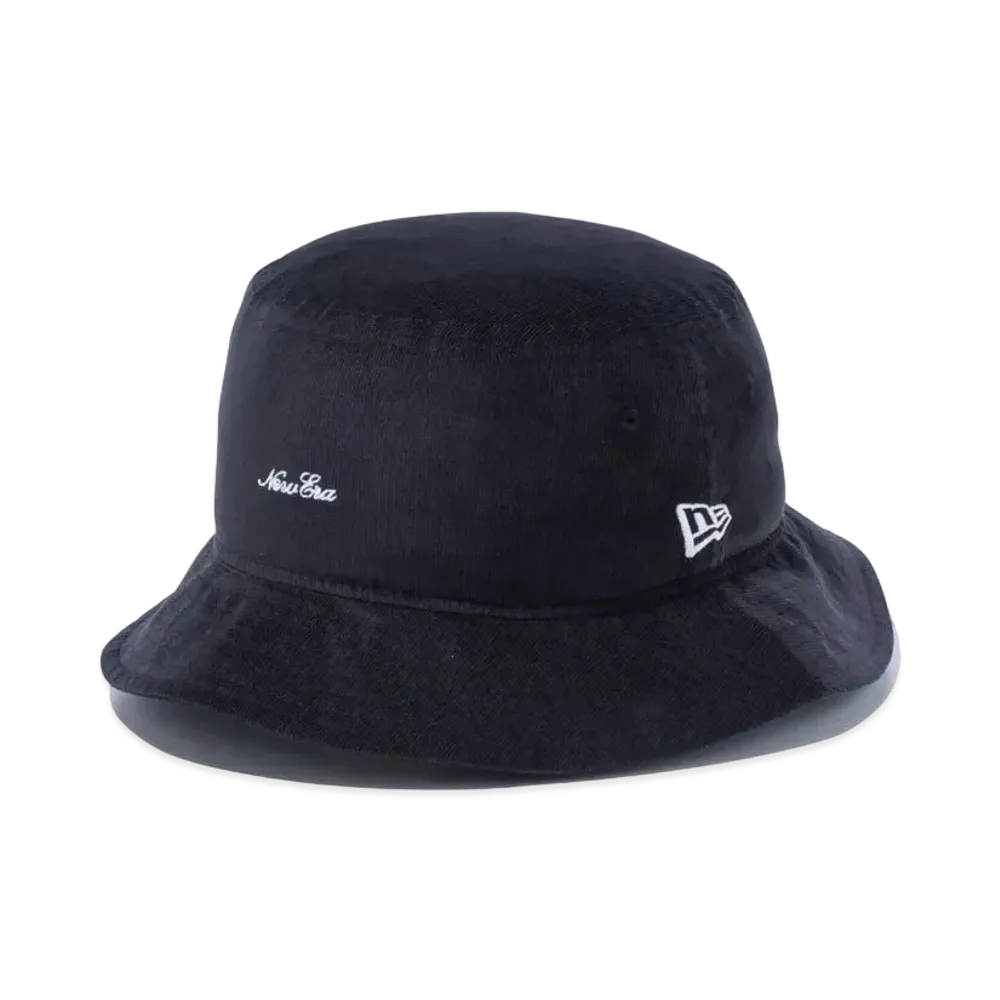 NEW ERA Bucket 01 Micro Corduroy Mini Logo "Black"