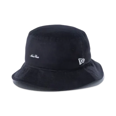 NEW ERA Bucket 01 Micro Corduroy Mini Logo "Black"