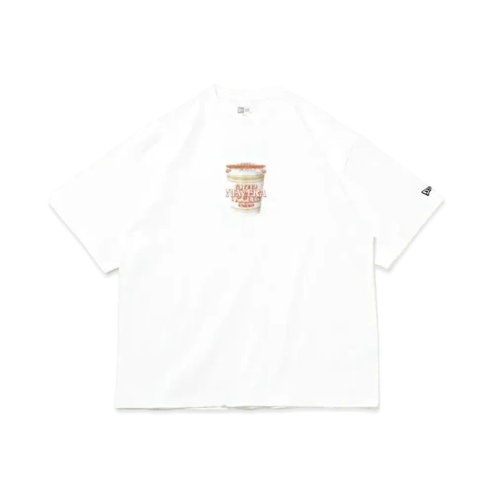 NEW ERA x Nissin Cup Noodle Short Sleeve Over Sized Cotton Pocket Tee Regular Flavor #1 "White"