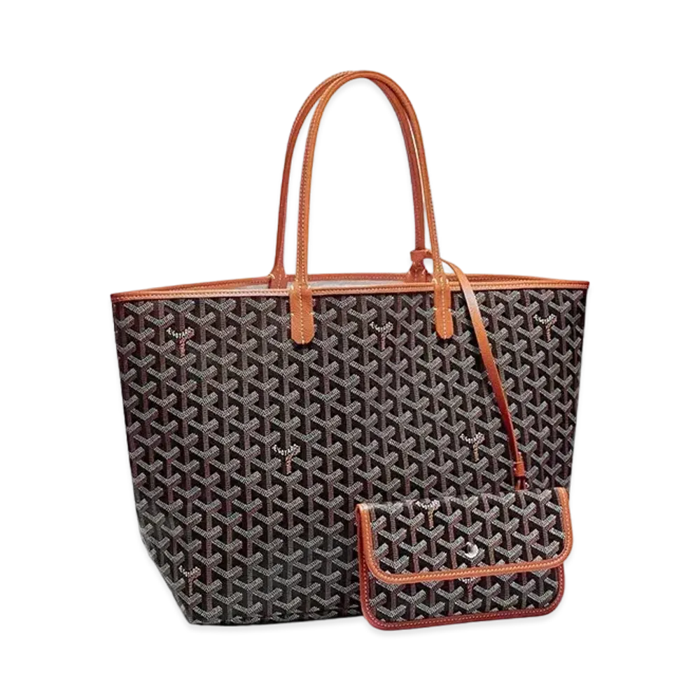 Goyard Saint Louis PM Bag "Black/Brown"