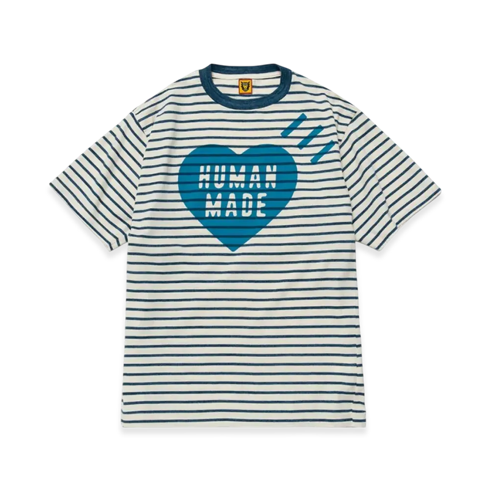 HUMAN MADE Border T-Shirt "Navy"
