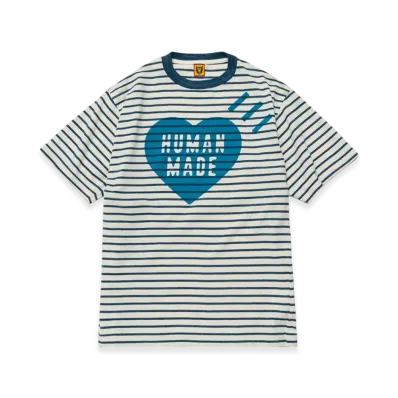 HUMAN MADE Border T-Shirt "Navy"