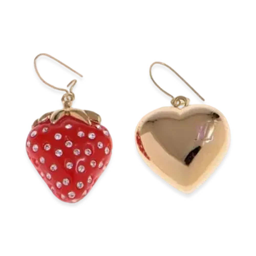 Louis Vuitton Fraise Earrings "Gold"