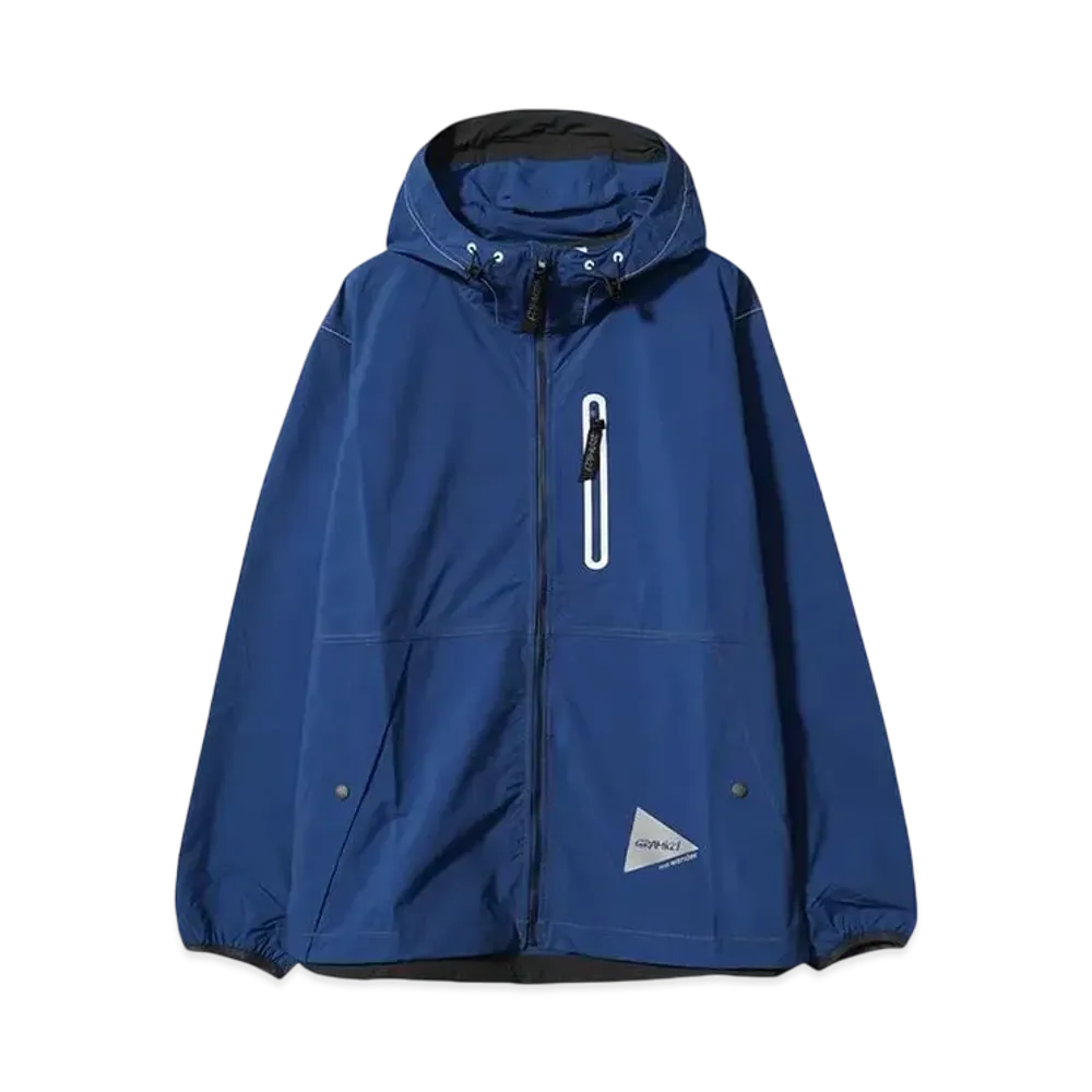 GRAMICCI x and wander brushed nylon jacket"BLUE"