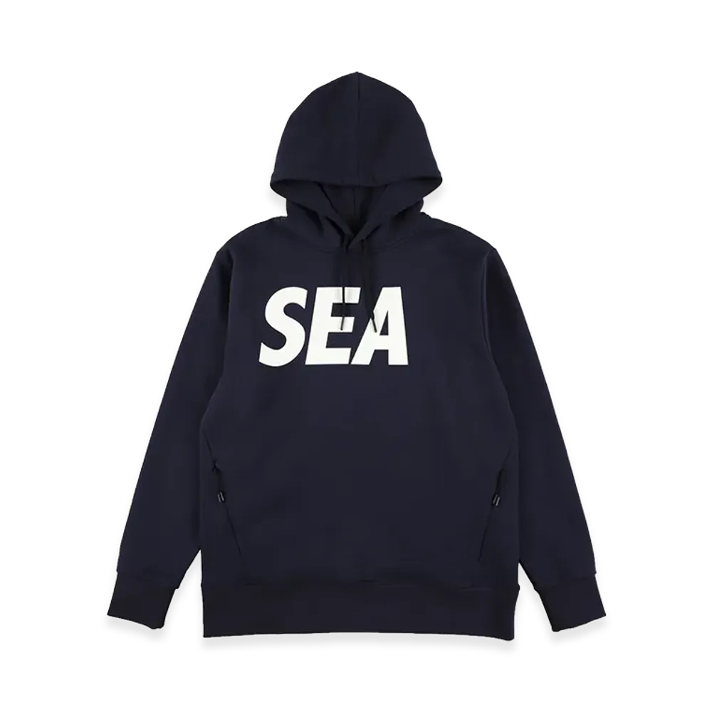 WIND AND SEA WDS-SIG Tech Fleece Hooded shirt "Navy"