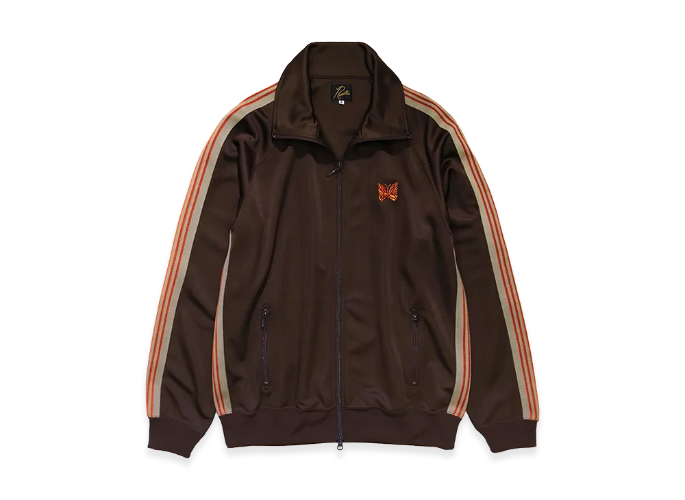 NEEDLES x STUDIOUS Track Jacket - Poly Smooth "Brown"