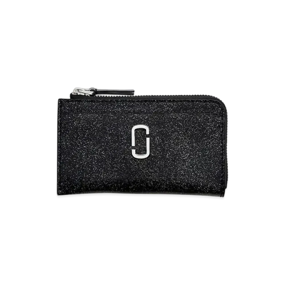 Marc Jacobs The Coated Glitter J Marc Top Zip Multi Wallet
