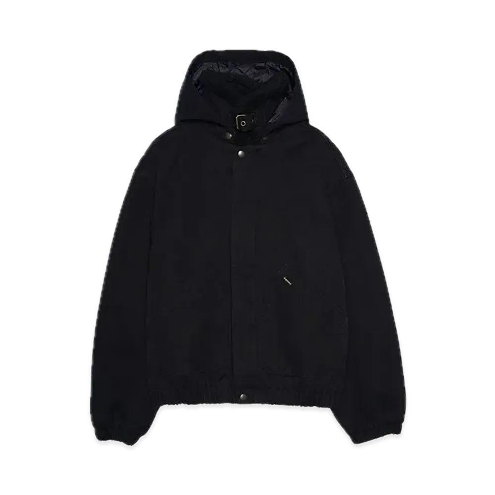 Supreme Faux Shearling Lined Bomber Jacket "Black"