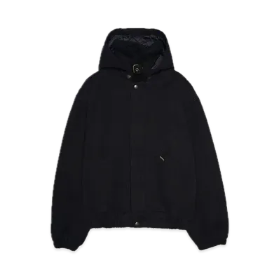 Supreme Faux Shearling Lined Bomber Jacket "Black"