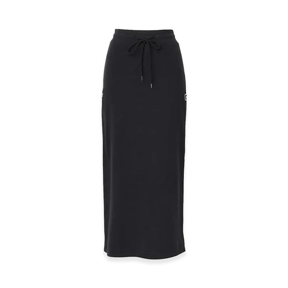 HYSTERIC GLAMOUR Women's SEE NO EVIL Patch Long Skirt "Black"