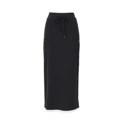 HYSTERIC GLAMOUR Women's SEE NO EVIL Patch Long Skirt "Black"